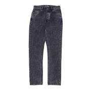 Stevige Denim Straight Jeans Iuter , Gray , Heren