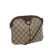 Pre-owned Canvas gucci-bags Gucci Vintage , Beige , Dames