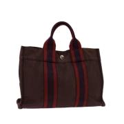 Pre-owned Cotton handbags Hermès Vintage , Red , Dames