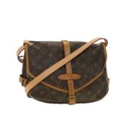 Pre-owned Canvas louis-vuitton-bags Louis Vuitton Vintage , Brown , Da...