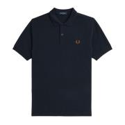 Slim Fit Plain Polo Navy Fred Perry , Blue , Heren