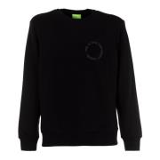 Heren Zwarte Sweatshirt Outlet Prijs Diesel , Black , Heren