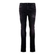 Heren Denim Jeans Diesel , Gray , Heren