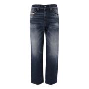 Stijlvolle zwarte jeans voor mannen Diesel , Blue , Dames