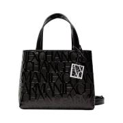 Zwarte Shopper Tas Stijlvol en Praktisch Armani Exchange , Black , Dam...