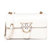 Love Bag Light Schoudertas Wit Pinko , White , Dames