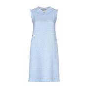 Tweed Jurk Dolce & Gabbana , Blue , Dames