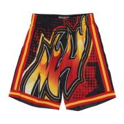 Miami Heat Basketball Shorts Mitchell & Ness , Multicolor , Heren