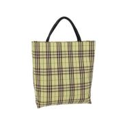 Pre-owned Nylon totes Burberry Vintage , Yellow , Dames