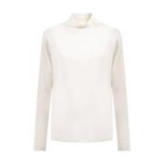 Korte Mouw Top LIZ Knit-ted , Beige , Dames