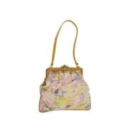 Pre-owned Cotton handbags Fendi Vintage , Beige , Dames