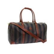 Pre-owned Canvas fendi-bags Fendi Vintage , Brown , Dames