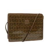 Pre-owned Canvas fendi-bags Fendi Vintage , Brown , Dames