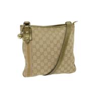 Pre-owned Canvas gucci-bags Gucci Vintage , Beige , Dames