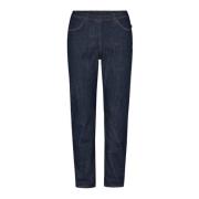 Regular Sl Trousers Dark Blue Denim LauRie , Blue , Dames