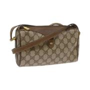 Pre-owned Canvas gucci-bags Gucci Vintage , Beige , Dames