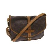 Pre-owned Canvas louis-vuitton-bags Louis Vuitton Vintage , Brown , Da...