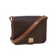 Pre-owned Canvas celine-bags Celine Vintage , Brown , Dames