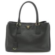 Pre-owned Leather totes Prada Vintage , Black , Dames