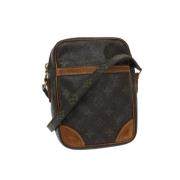 Pre-owned Canvas louis-vuitton-bags Louis Vuitton Vintage , Brown , Da...