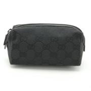 Pre-owned Canvas clutches Gucci Vintage , Black , Dames