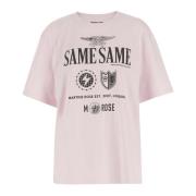 Grafische Print Katoenen T-Shirt Roze Martine Rose , Pink , Heren