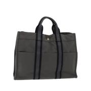 Pre-owned Cotton handbags Hermès Vintage , Black , Dames