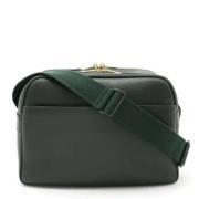 Pre-owned Leather shoulder-bags Louis Vuitton Vintage , Green , Dames