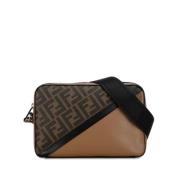 Pre-owned Plastic shoulder-bags Fendi Vintage , Brown , Dames