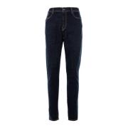 Heren Donkerblauwe Denim Jeans Diesel , Blue , Heren