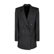 Donkergrijze Floyd Blazer Isabel Marant , Gray , Dames