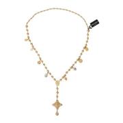 Goudkleurige Statement Ketting Dolce & Gabbana , Yellow , Dames