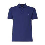 Blauw Katoenen Poloshirt met Logo Ralph Lauren , Blue , Heren