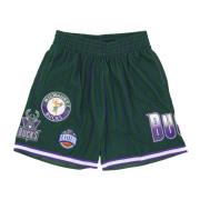 NBA Thuisstad Mesh Basketbalshorts Mitchell & Ness , Green , Heren