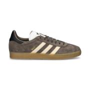 Gazelle Charcoal Mauve Sneakers Adidas Originals , Brown , Heren