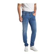 Mid Blue Slim Fit Jeans Replay , Blue , Heren