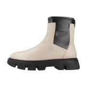 Stijlvolle Chelsea Boots voor vrouwen Geox , Beige , Dames