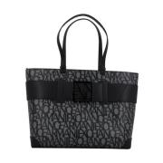 Stijlvolle Tote Bags voor winkelen Armani Exchange , Black , Dames