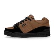 Bruin/Zwarte Skate Schoenen Leren Bovenkant Globe , Brown , Heren