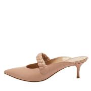 Pre-owned Leather sandals Gianvito Rossi Pre-owned , Beige , Dames