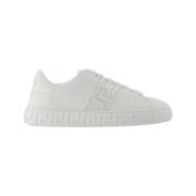 Pre-owned Cotton sneakers Versace Pre-owned , White , Dames