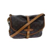 Pre-owned Canvas louis-vuitton-bags Louis Vuitton Vintage , Brown , Da...