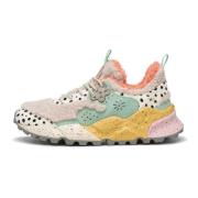 Shearling and suede sneakers Kotetsu Woman Flower Mountain , Multicolo...