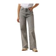 Wijde Grijze Broek Lina Mj By-Bar , Gray , Dames