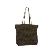 Pre-owned Canvas fendi-bags Fendi Vintage , Black , Dames