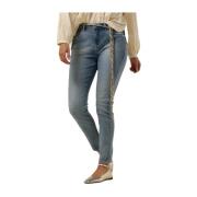 Donkerblauwe Skinny Jeans Circle of Trust , Blue , Dames