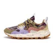 Suede and fabric sneakers Yamano 3 Woman Flower Mountain , Multicolor ...