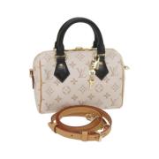 Pre-owned Canvas handbags Louis Vuitton Vintage , Pink , Dames