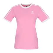 Bliss Pink 3-Stripes Tee Adidas , Pink , Dames