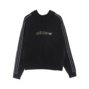 Shadow Stripe Hoodie Zwart Adidas , Black , Heren